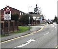 Warning sign - level crossing, Watery Road, Wrexham