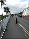 SZ1191 : Boscombe: this pavement is part of footpath F08 by Chris Downer