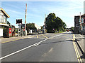 TM0595 : B1077 Station Road, Attleborough by Geographer