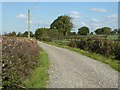 Track and footpath leading off Chase Lane