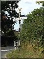 TM1088 : Signpost on Cherry Tree Road by Geographer