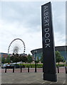 SJ3489 : Wheel of Liverpool at Albert Dock by Mat Fascione