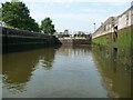 The wider Saltersford Lock, River Weaver