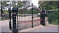 Entrance gate to Plashet Park