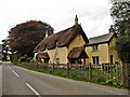 Thatched cottage on the A39