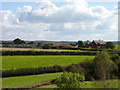 Perry Fields Farm, Inkberrow from the church