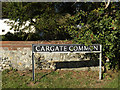 Cargate Common sign on Cargate Common Road