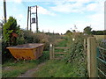 Footpath and Power cables, Crowle, Worcestershire