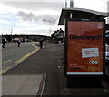 ST3090 : Zingy featured in an EDF Energy advert on a Malpas Road bus shelter, Newport by Jaggery