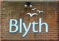 Sign on the Blyth Hotel, Southwold