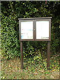TM1787 : Tivetshall St.Margaret  Village Notice Board by Geographer