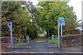 Entrance to cycle route at Elderslie