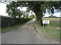 Track (footpath) to Lodge Farm