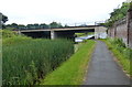 M57 motorway crossing the Leeds and Liverpool Canal