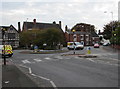 Zebra crossing at the southern end of Millstone Lane, Nantwich