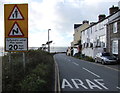 20mph speed limit sign, Aberdovey