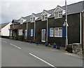 SN6196 : Blue shutters and blue tubs, Terrace Road, Aberdovey by Jaggery