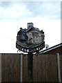 TM1690 : Great Moulton Village sign by Geographer