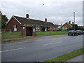 Bus stop and shelter on Norwich Road (A144)