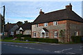 Flint and brick houses at Ludgershall