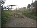 Field entrance on Green Street, Chorleywood