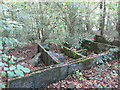 Remains of buildings above Troedyrhiw