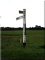 Signpost on Durbridge