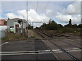 TM1587 : Railway Lines at Tivetshall Crossing by Geographer