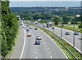 SD5304 : M6 motorway near Orrell by Mat Fascione