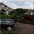 Path between houses, St Dials, Cwmbran