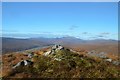 NC4509 : The Summit of Carn nam Bo Maola (hill), Sutherland by Andrew Tryon