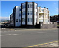 Flats on a sea front corner, Tywyn