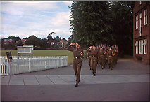 TM1645 : Annual CCF parade, Ipswich School, early 1960s by Mike Dodman