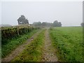 Gate across Farm Track