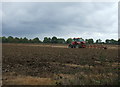 Working the fields near Mutts Farm