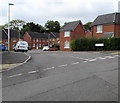 Houses at the southeast end of Thorncliffe Road, Cwmbran