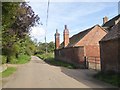 Farm building with chimneys, Temple Farm, Middleton