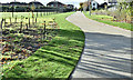 New Connswater Greenway path, Belfast (October 2016)