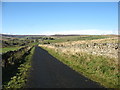 A lane heading for Cowshill