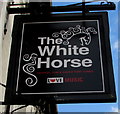 White Horse name sign, Nantwich