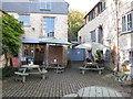 Courtyard cafe, Lyme Regis town mill