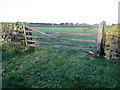 Gate on path to Stumps Lane