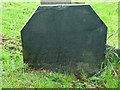 SK8333 : Slate gravestone, Woolsthorpe by Belvoir old churchyard by Alan Murray-Rust