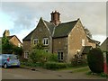 SK8431 : Estate cottages, Denton Lane, Harston by Alan Murray-Rust