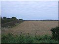 Stubble field beside the B1253