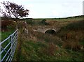 NT8669 : Derelict bridge by the Berwickshire Coastal Path by Gordon Brown
