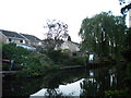 Houses backing onto the canal, Newbridge