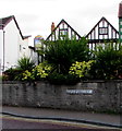 Swine Market name sign, Nantwich