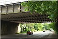 A309 passing under South Western Main Line