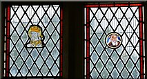 SP9799 : Tixover, St. Luke's Church: Two stained glass windows by Michael Garlick